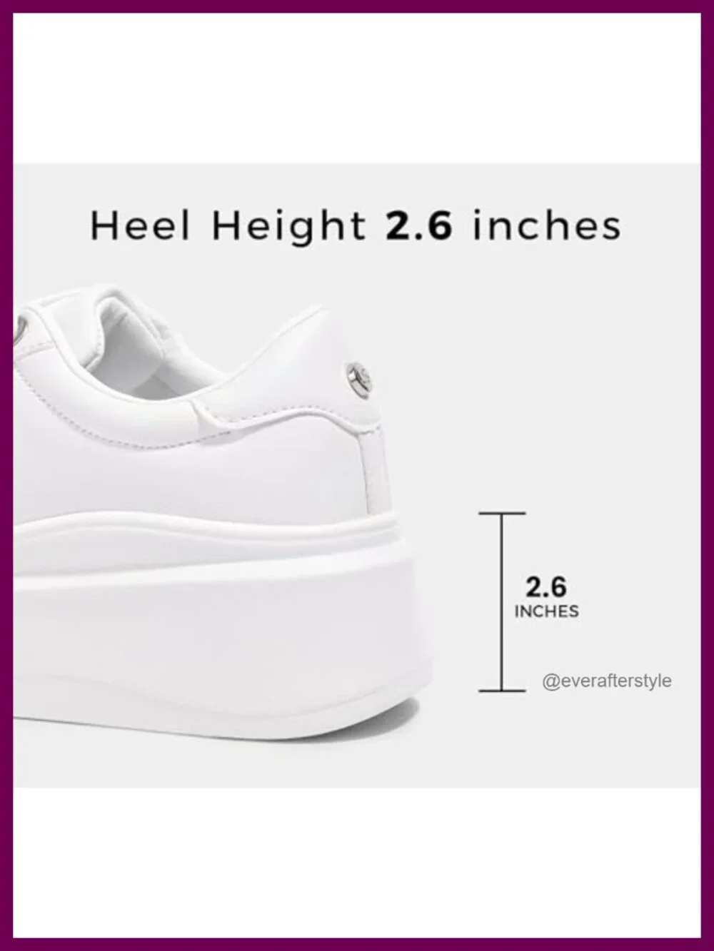 LUCKY STEP Women's Platform Fashion Sneakers Thick Sole